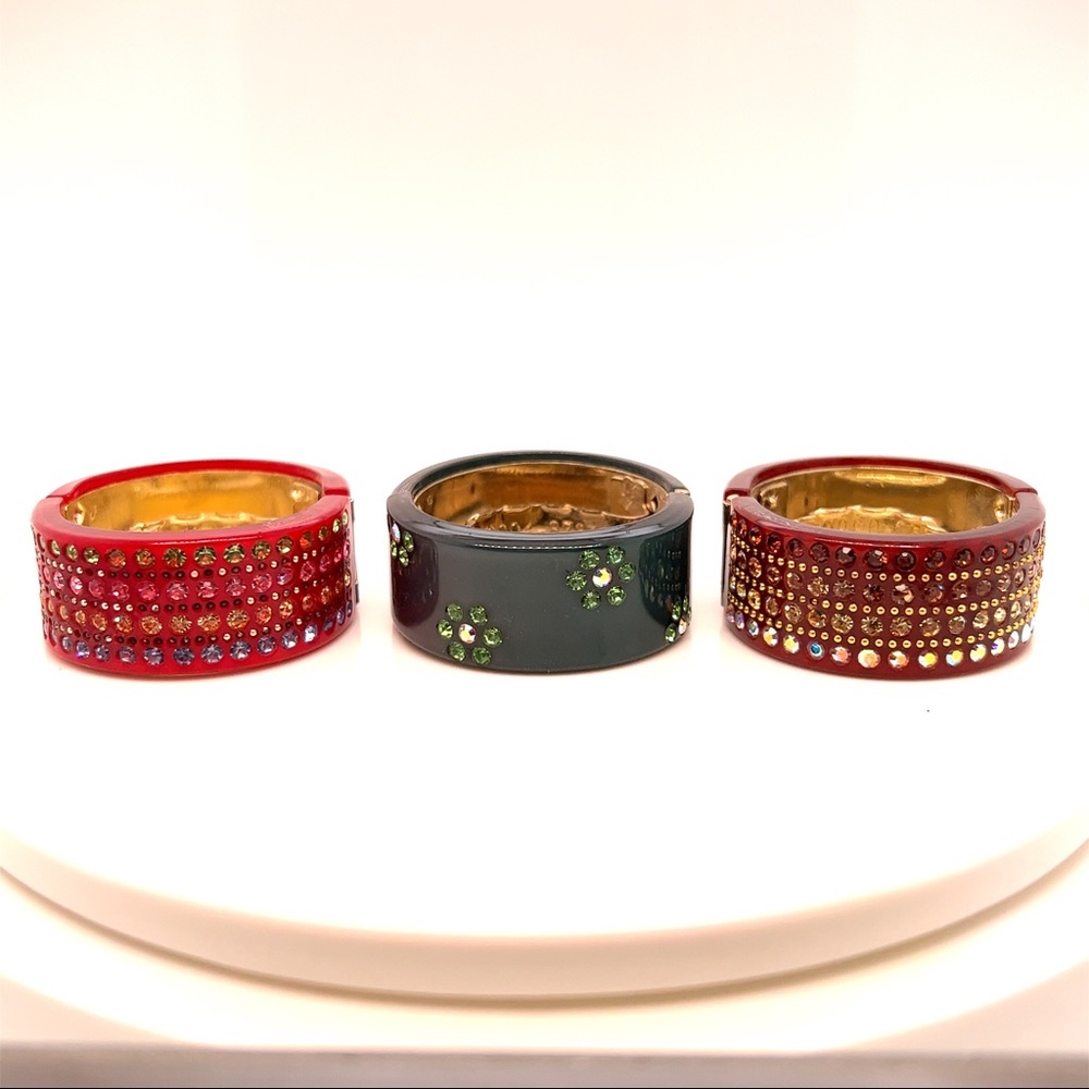 3 Crystal Encrusted Hair Accessories